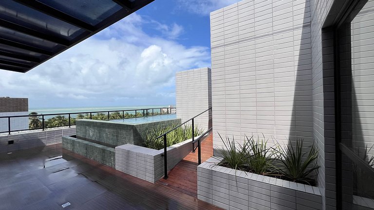 Flat Moderno e Completo a 350m do Mar