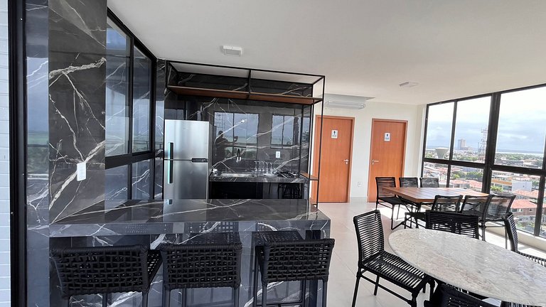 Flat Moderno y Equipado a 350m del Mar