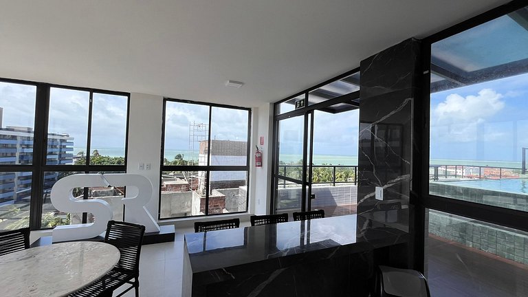 Flat Moderno e Completo a 350m do Mar