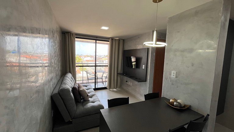 Flat Moderno e Completo a 350m do Mar