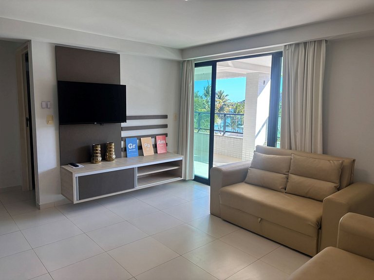 Flat Gold Sea View - Tabatinga Beach