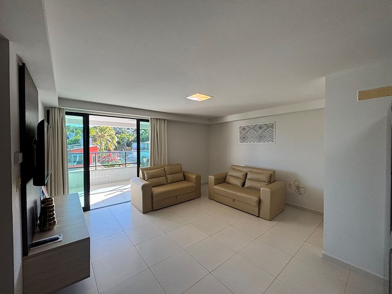 Flat Gold Sea View - Tabatinga Beach