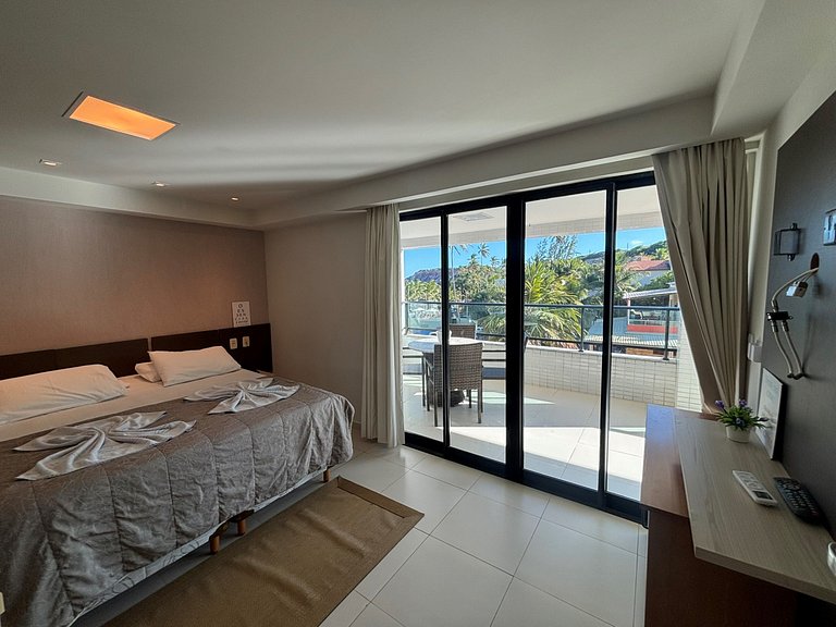 Flat Gold Sea View - Tabatinga Beach