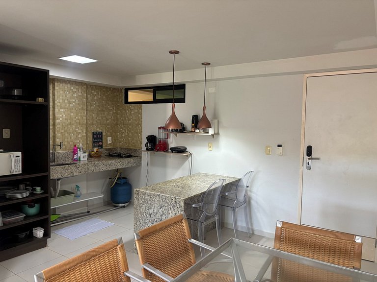 Flat Gold Sea View - Tabatinga Beach