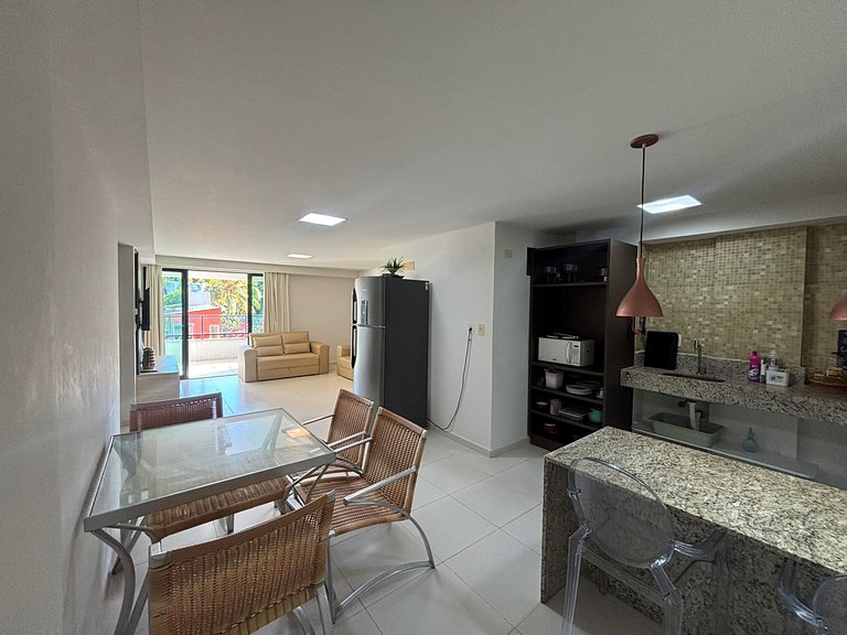 Flat Gold Sea View - Tabatinga Beach