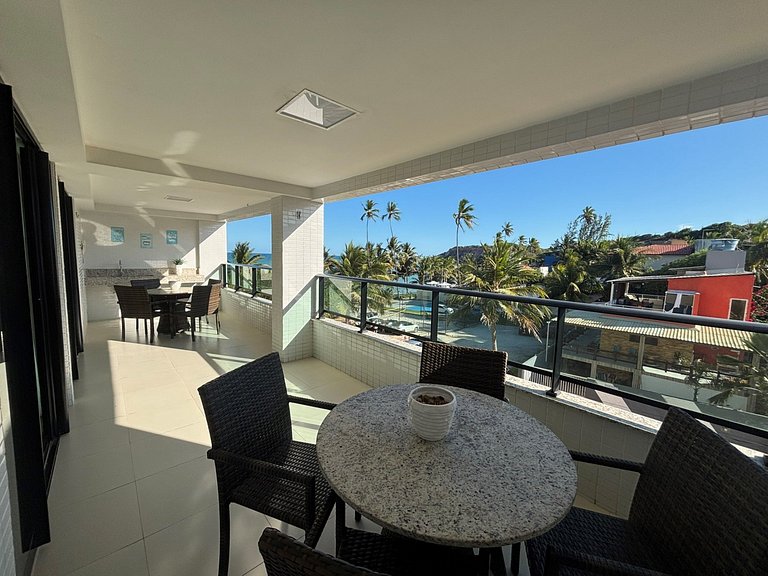 Flat Gold Sea View - Tabatinga Beach