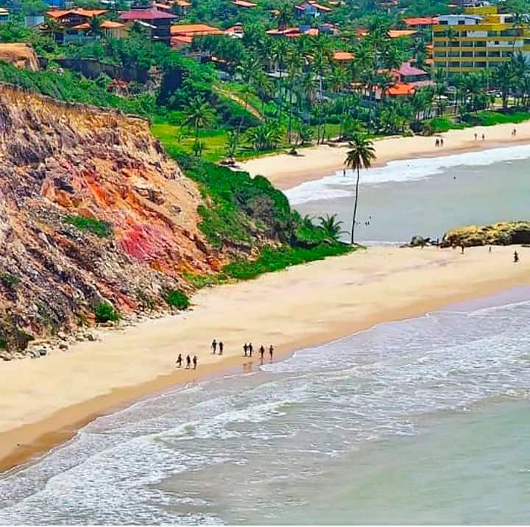 Flat Moderno e Completo com Vista para o Mar na praia de Tab