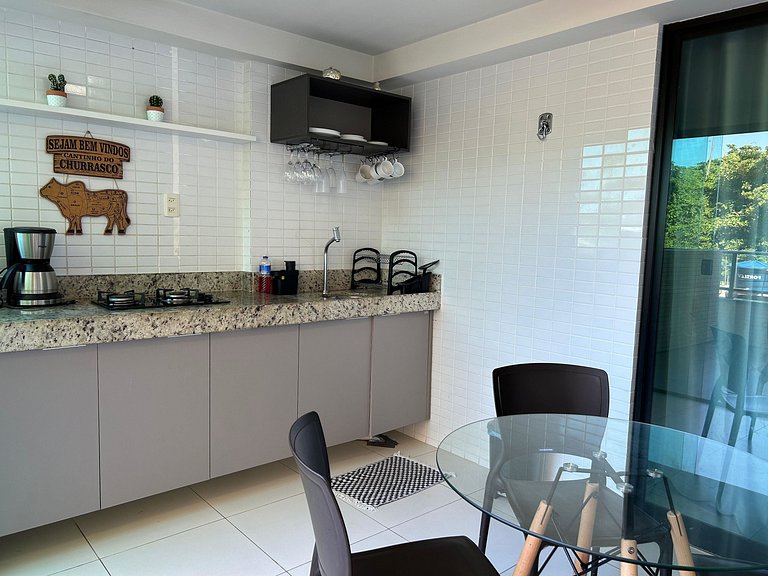 Flat Premium Vista Mar - Praia de Tabatinga